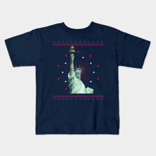 4th July Statue of Liberty Kids T-Shirt